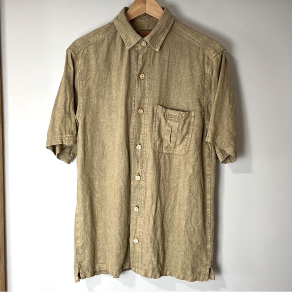 Dash‎ Hemp Santa Cruz Size S Collared Button Down Short Sleeve Shirt